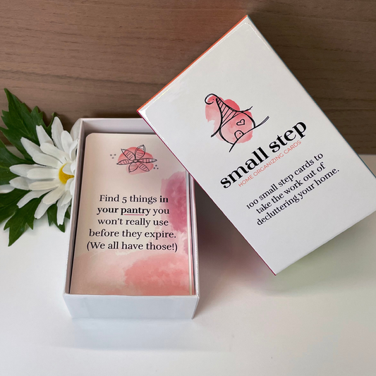 Small Step Home Organizing Cards