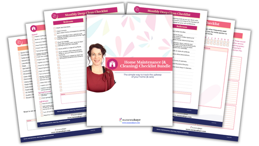 HOME MAINTENANCE & CLEANING CHECKLIST BUNDLE
